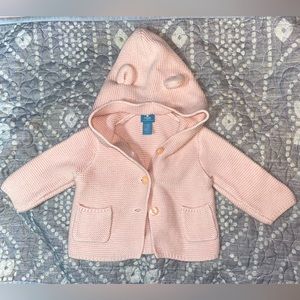Baby gap pink bear sweater